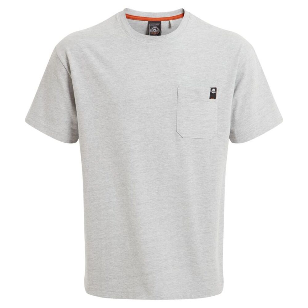 Craghoppers Mens Wakefield Workwear Pocket T-Shirt / Soft Grey Marl